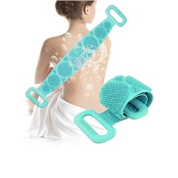 Силиконовая массажная мочалка-щетка для тела