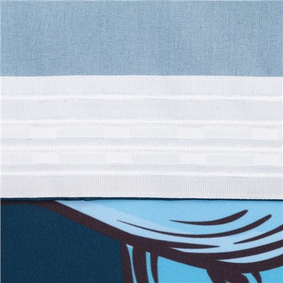 Шторы портьерные «Этель» T-rex, 145×260 см, 2 шт., габардин