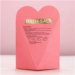 Соль для ванны Bath Salt, 200 г, аромат розы, Чистое счастье