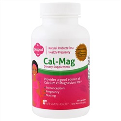 Fairhaven Health, Peapod, комплекс витаминов Кальций-Магний, 60 капсул