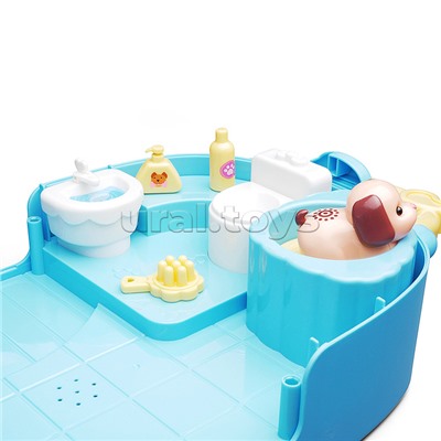 Игровой набор "Домик с животными" с аксессуарами, на батарейках, в коробке