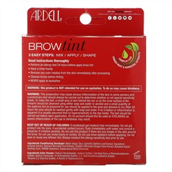Ardell, Brow Tint, Soft Black, 5 Piece Set