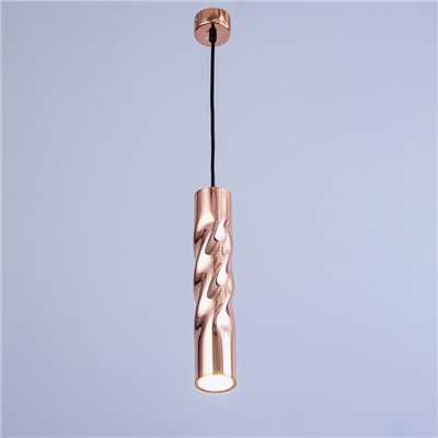 Светильник «Астелл» 1×40 Вт GU10 розовое золото 5.5×5.5×30-130 см