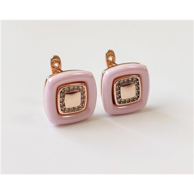 Серьги с керамикой