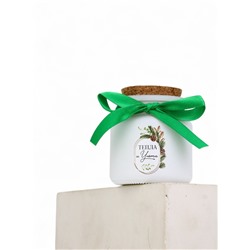 Ароматическая свеча в матовом стакане «С Новым годом», аромат хвойный лес