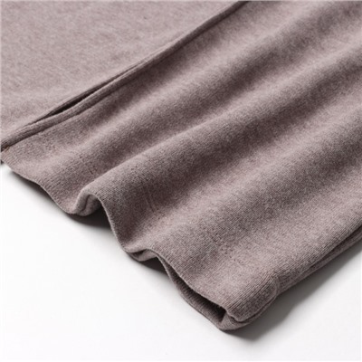 Платье миди женское, кофейное меланж, размер 48