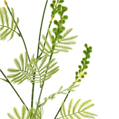 Цветок искусственный Мимоза 85 см / MNY-05 /уп 800/зеленая