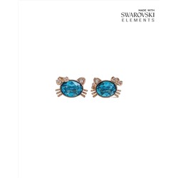 Серьги с кристаллами Swarovski