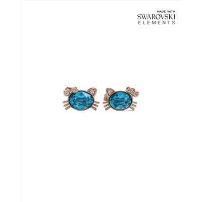 Серьги с кристаллами Swarovski