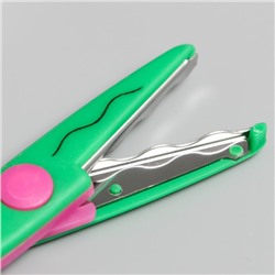 Ножницы рельефные "Цветик" (набор 5 шт) 13 см МИКС