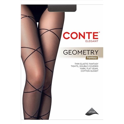 CONTE GEOMETRY Колготки женские CONTE ELEGANT, 1233855