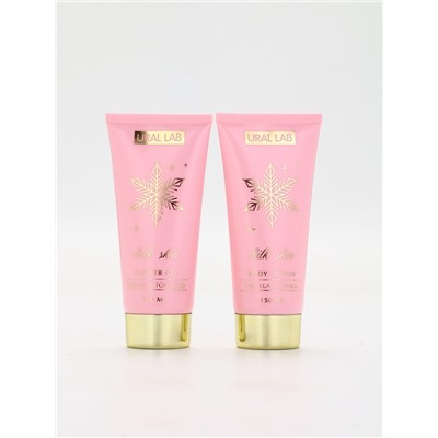 Подарочный набор новогодний, гель для душа, лосьон, пена, соль для ванны 2 шт., бомбочка, URAL LAB