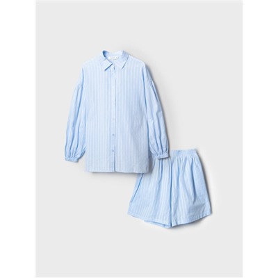 Комплект текстильный для женщин: рубашка, шорты