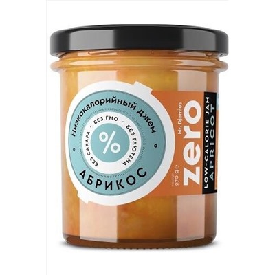 Джем Абрикос низкокалорийный 270г ЭКОПРОДУКТЫ, 1184955
