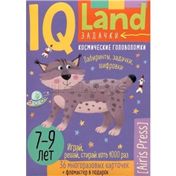 IQ Многоразовые карточки с маркером.7+ Космические головоломки