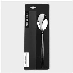 Набор столовых ложек Magistro «Блинк», длина 22 см, 6 шт., нержавеющая сталь, серебристый