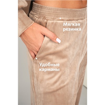 Женский велюровый костюм оверсайз Happyfox