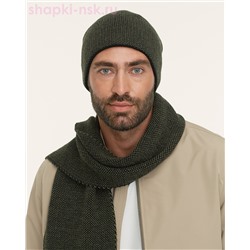 M 486 F 486 Комплект мужской флис (шапка+шарф) (57-59)