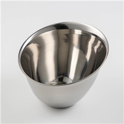 Ведро для льда, 17×17×12.5 см, толщина 0.5 мм, нержавеющая сталь, 201 сталь