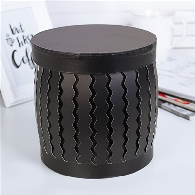 Набор коробок 3 в 1, чёрный, 20×20×20 - 16×16×16 см