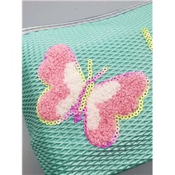 Sunflower Косметичка женская лодочка с пайетками Love 11653-8, мятный 21005