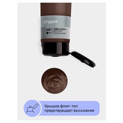 Акриловая краска 110 мл "Студия" умбра жженая, в тубе 2802110610 Гамма
