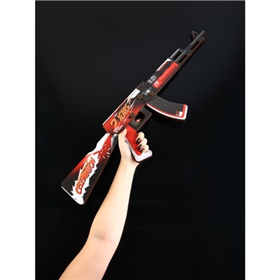 Деревянное оружие, детское сувенирное, автомат Red, 72.3 см