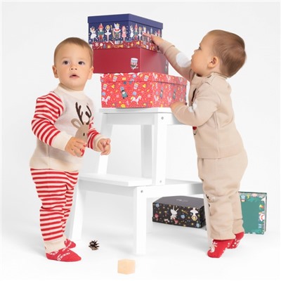 Костюм детский новогодний (джемпер, брюки) «Крошка Я» New Year, рост 68-74 см