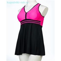 377 F Купальник раздельный платье (52-60)