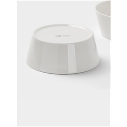 Салатники Magistro White Snow, набор 2 шт., 1 л, 18×7 см, фарфор, белые