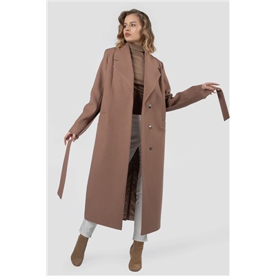 01-12221 Пальто женское демисезонное (пояс)