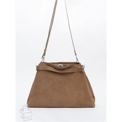 Сумка женская кожаная 6149Q sand Polina&Eiterou  в Новосибирске