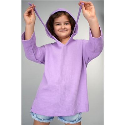 Детская хлопковая пляжная туника из муслина Happyfox