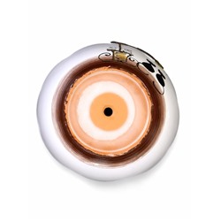 Горшок для цветов «Вечер», 8 л, d=29.5 см, h=23 см, керамика, с поддоном, белый