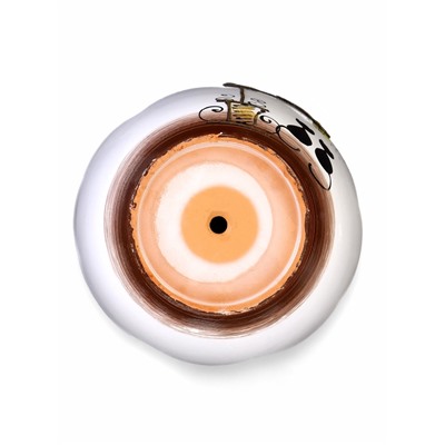 Горшок для цветов «Вечер», 8 л, d=29.5 см, h=23 см, керамика, с поддоном, белый