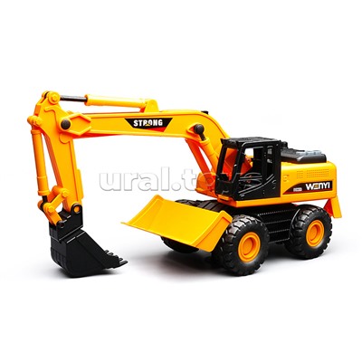 Экскаватор "Многофункциональный" 1:14 (свет, звук) в коробке