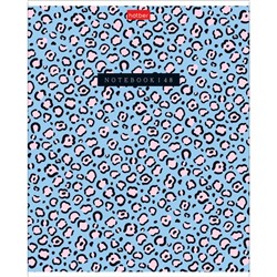 Тетрадь  48л клетка пластиковая обложка 300мкм "LEO-принт" (092368) Хатбер