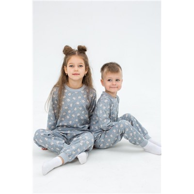 Пижама интерлок Морфей 10117 (Серый)