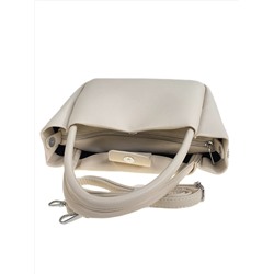 Женская сумка из искусственной кожи, цвет молочный