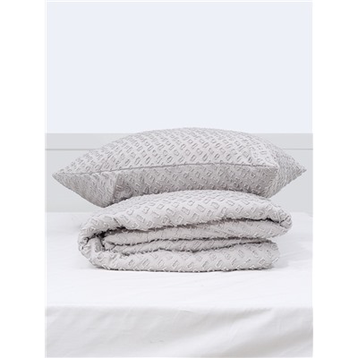 Постельное бельё 2-спальное LoveLife Tufting Квадрат, микрофибра