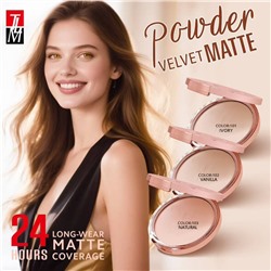 TLM Матирующая компактная пудра для лица, тон 101 Ivory