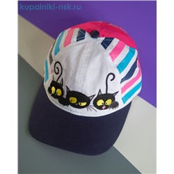 BK 100227 Б Бейсболка для девочки (50-52)