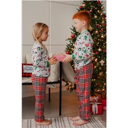 Детская пижама с брюками новогодняя НАТАЛИ, 1070590