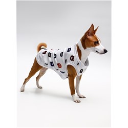 Футболка для животных «Мишка», L (ДС 34, ОГ 46 см), белая