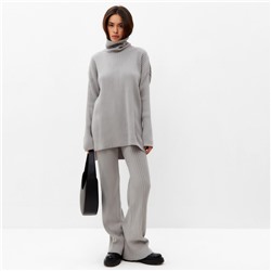 Костюм женский (свитер, брюки) MIST, размер 48-50 (L), серый