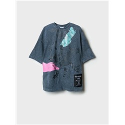 Фуфайка трикотажная для девочек (футболка)