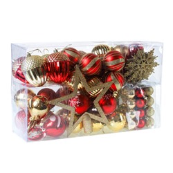 Елочное украшение 58 штук Ассорти / HX-26 /уп 16/