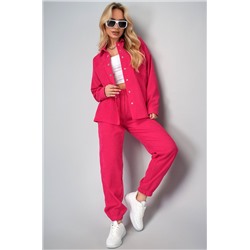 Женский вельветовый костюм с брюками джоггерами Happyfox