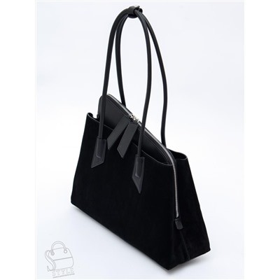 Сумка женская кожаная 6005L black Polina&Eiterou