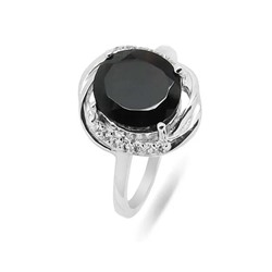 Кольцо из серебра гранат, Адели